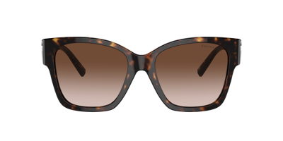 Tiffany & Co Women's Low Bridge Fit Sunglasses, Gradient Tf4216f In Brown Gradient