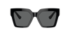 Versace Medusa Acetate Butterfly Sunglasses In Dark Grey