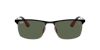 Ray Ban X Scuderia Ferrari Rb3726m Sonnenbrille In Dark Green