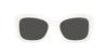 Prada Eyewear Square Frame Sunglasses In Dark Grey