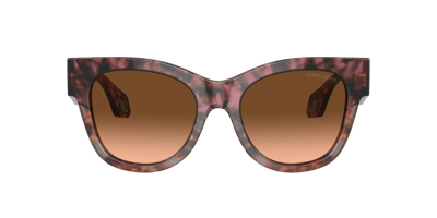 Giorgio Armani Woman Sunglass Ar8195u In Pink Gradient Brown