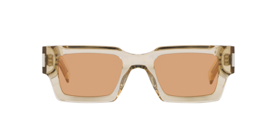 Saint Laurent Unisex Sunglass Sl 572 In Brown