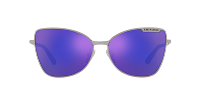 Balenciaga Eyewear Butterfly Frame Eyewear Sunglasses In Purple