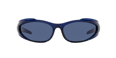 Balenciaga Bb0253s Sunglasses In Blue