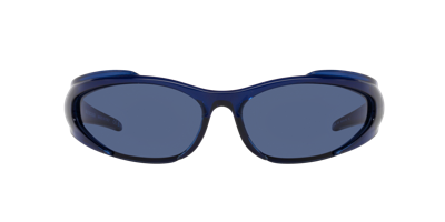 Balenciaga Unisex Sunglass Bb0253s In Blue