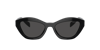 Prada Low Bridge Butterfly Women's Sunglasses, Pr A02sf In Dark Grey