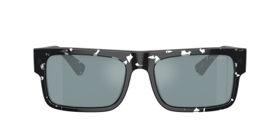 Prada Men's Sunglasses, Mirror Pr A10s In Light Blue Mirror Silver