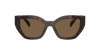 Prada Cat-eye-sonnenbrille In Schildpattoptik In Dark Brown