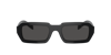 Prada Low Bridge Geometric Women's Sunglasses, Pr A12sf In Dark Grey