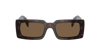 Prada Womens Brown Pr A07s Pillow-frame Tortoiseshell Acetate Sunglasses In Brown
