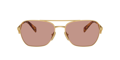 Prada Woman Sunglasses Pr A50s In Dark Violet