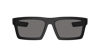Prada Linea Rossa 55mm Rectangular Sunglasses In Dark Grey Polarized