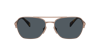 Prada Pilot Frame Sunglasses Sunglasses In Dark Grey