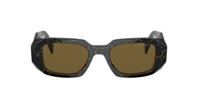 Prada Woman Sunglass Pr 17wsf In Dark Brown