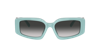 Tiffany & Co Tf4208u Steve Mcqueen Rectangle-frame Acetate Sunglasses In Grey Gradient