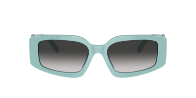 Tiffany & Co Womens Blue Tf4208u Steve Mcqueen Rectangle-frame Acetate Sunglasses In Grey Gradient