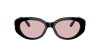 Swarovski Sk6002 Oval-frame Gem-embellished Acetate Sunglasses In Pink