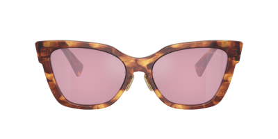 Miu Miu Woman Sunglass Mu 02zs In Bordeaux