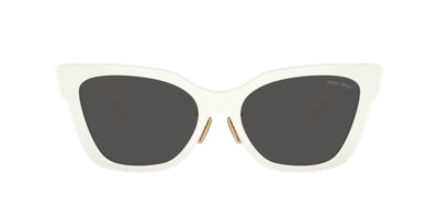 Miu Miu Woman Sunglass Mu 02zs In Dark Grey