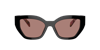 Prada Cat-eye Tortoiseshell-effect Sunglasses In Light Brown