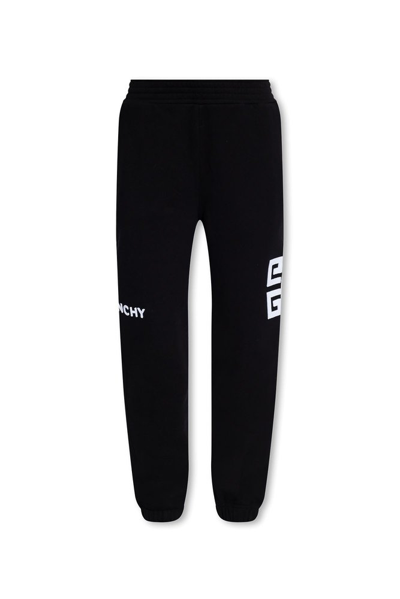 Givenchy Logo Embroidered Sweatpants In Black