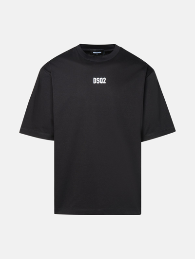 Dsquared2 Black Cotton T-shirt