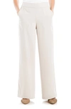 Max Studio Twill Ankle Slim Trousers In Pumice