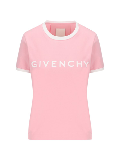 Givenchy Archetype Crewneck T In Pink