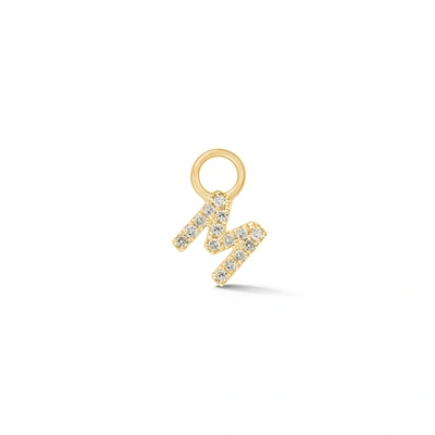 Dana Rebecca Designs Drd Initial Earring Charm In Yellow Gold