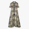 TORY BURCH PRINTED COTTON SHIRTDRESS