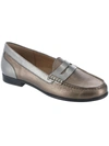 Array Harper Womens Leather Slip On Penny Loafers In Multi
