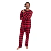 LEVERET CHRISTMAS MENS TWO PIECE COTTON LOOSE FIT PAJAMAS ARGYLE