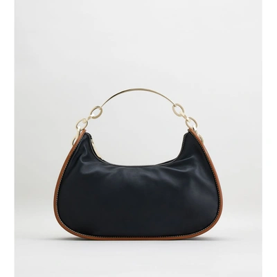Tod's Hobo Bag In Leather Small In Black