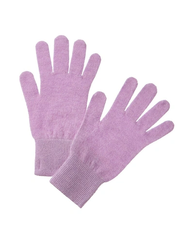 Scott & Scott London Classic Cashmere Gloves In Purple