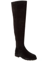 STUART WEITZMAN CHICAGO LUG SUEDE OVER-THE-KNEE BOOT