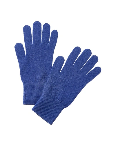 Scott & Scott London Classic Cashmere Gloves In Blue