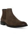 MADDEN MAXXIN MENS ROUND TOE FAUX LEATHER CHELSEA BOOTS