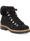 INC WOMENS FAUX FUR COLD WEATHER ANKLE BOOTS