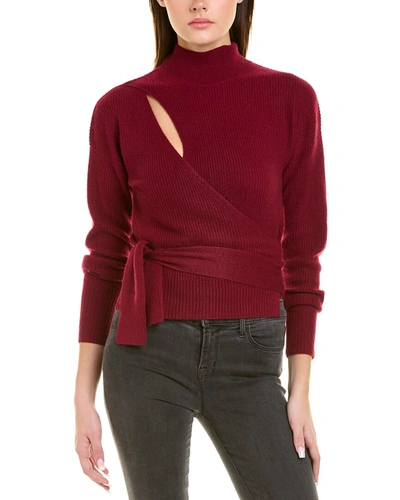 Incashmere Wrap Cashmere Sweater In Red