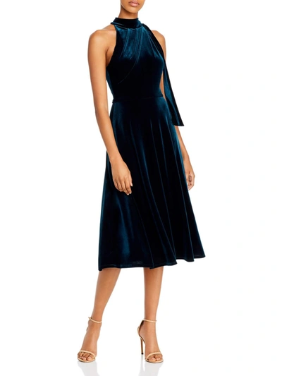 Black Halo Womens Solid Evening Dress In Multi