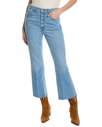 Mother Denim Snacks! The Nutty Ankle Fray Nothing Else Like It Relaxed Jean In Blue