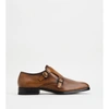 Tod's Monkstraps In Leather In Brown