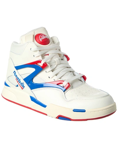 Reebok Mens  Pump Omni Zone 2 Heritage In White/blue/red