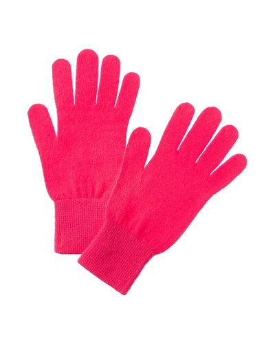 Scott & Scott London Classic Cashmere Gloves In Pink