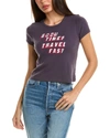 MOTHER MOTHER DENIM THE ITTY BITTY RINGER T-SHIRT
