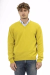 Sergio Tacchini Yellow Wool Sweater In Yellow
