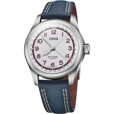 Pre-owned Oris Big Crown Hank Aaron Limited Edition Men's Watch 01 754 7785 4081-set