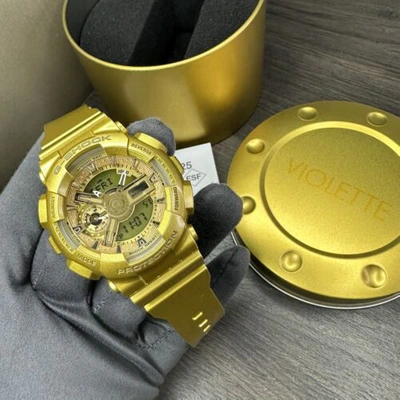 Pre-owned Casio New✅limited Edition✅ G-shock X Vashtie Kola Violette Gold Watch Gma-s110vk-9