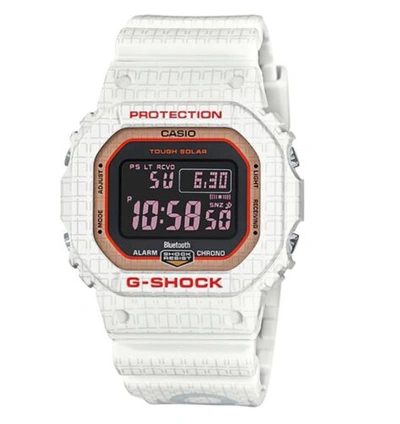 Pre-owned Casio G-shock Limited Model The Savage Five By Jahan Loh White Gw-b5600sgz-7dr