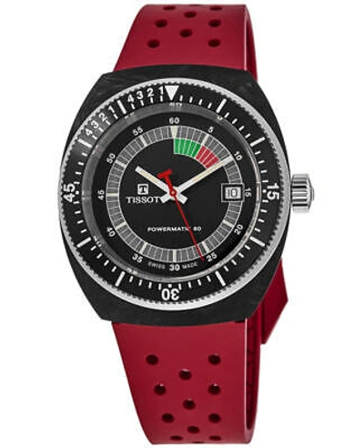 Pre-owned Tissot Sideral S Powermatic 80 Black Dial Men's Watch T145.407.97.057.02